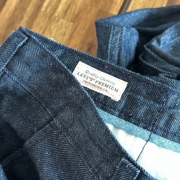 LEVI’S premium High Rise Loose fit wide leg denim jeans Felix Cat. Sz 32x32. NWT - Picture 7 of 16